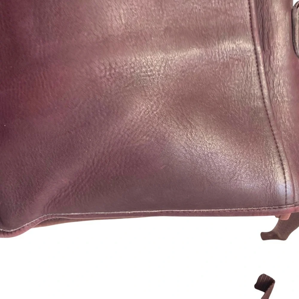 Coach RARE burgandy leather vintage New York City Bonnie cashin era breifcase